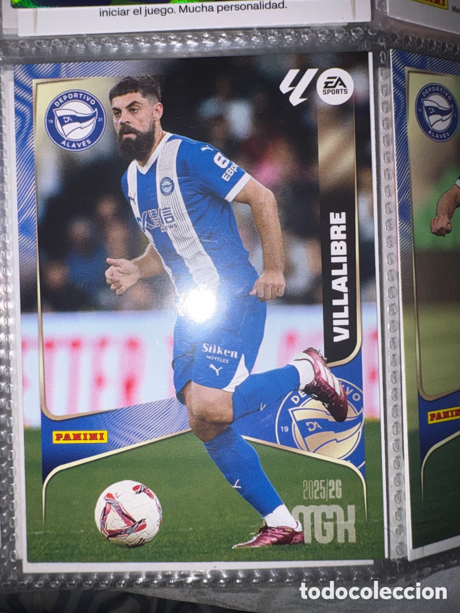 Cromos de f&uacute;tbol: C4062. MEGACRACKS MGK 2025 2026 25 26 N&ordm; 36 VILLALIBRE ALAVES NUEVO