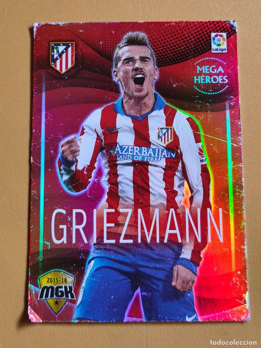 Cromos de f&uacute;tbol: griezmann, 2015 16 megacracks