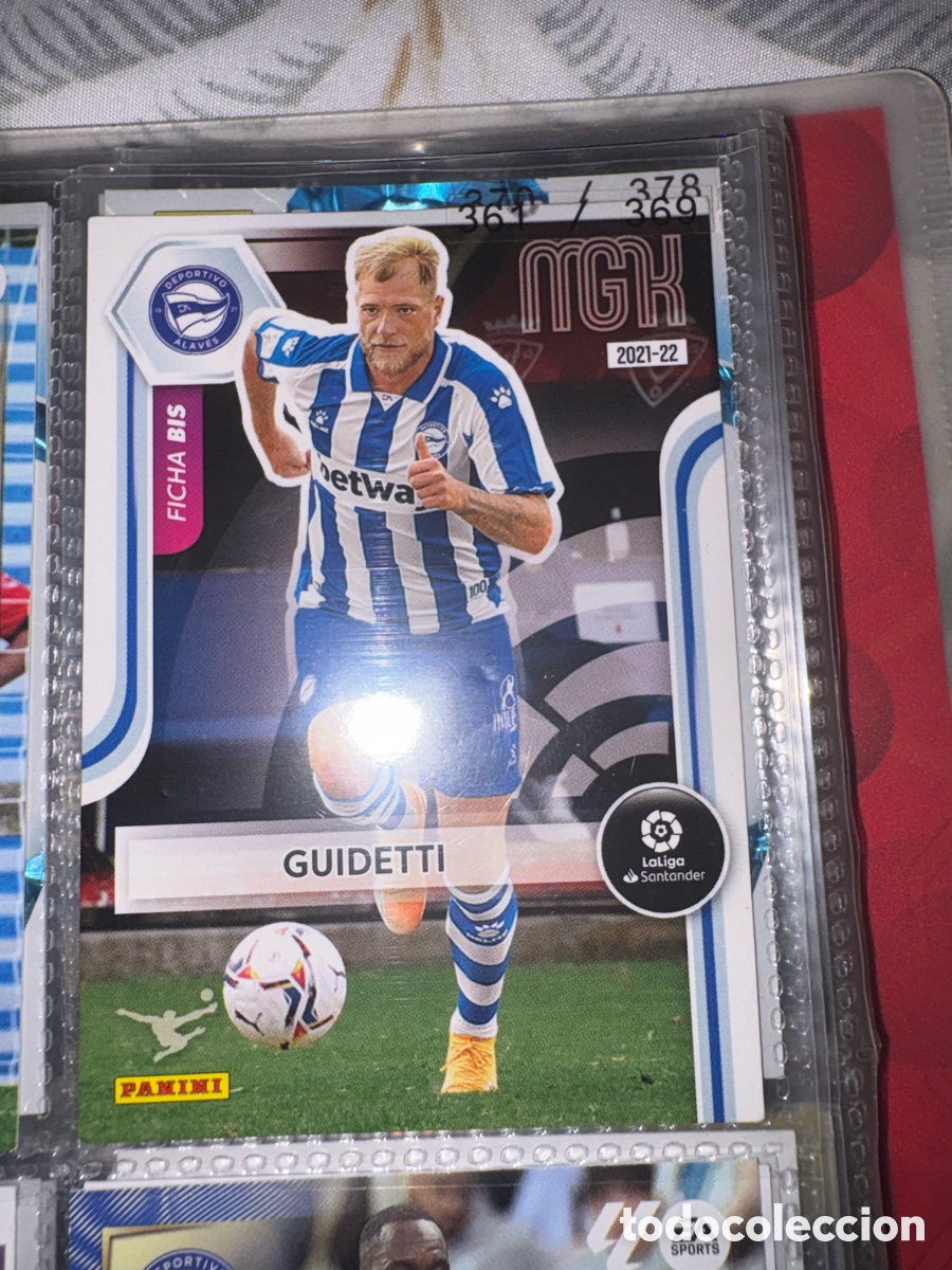 Cromos de f&uacute;tbol: GUIDETTI ALAVES 16 BIS MGK MEGACRACKS 2021 2022 21 22 EDITORIAL PANINI PERFECTO ESTADO