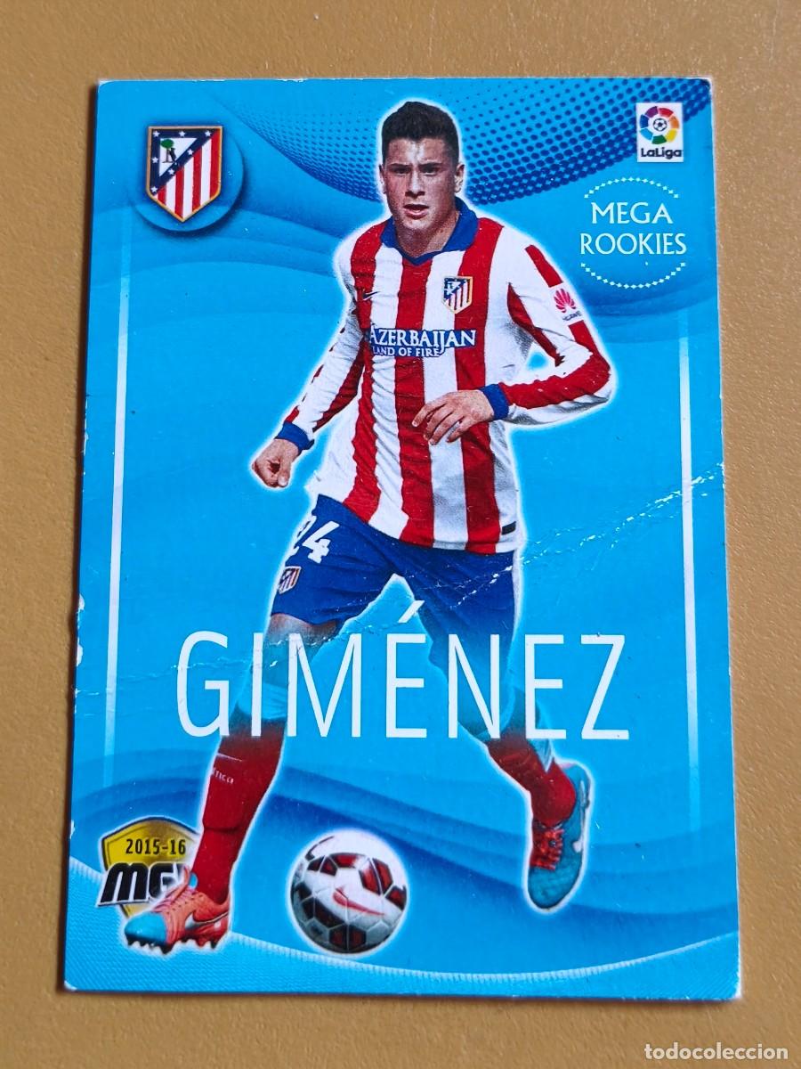 Cromos de f&uacute;tbol: gimenez, 2015 16 megacracks