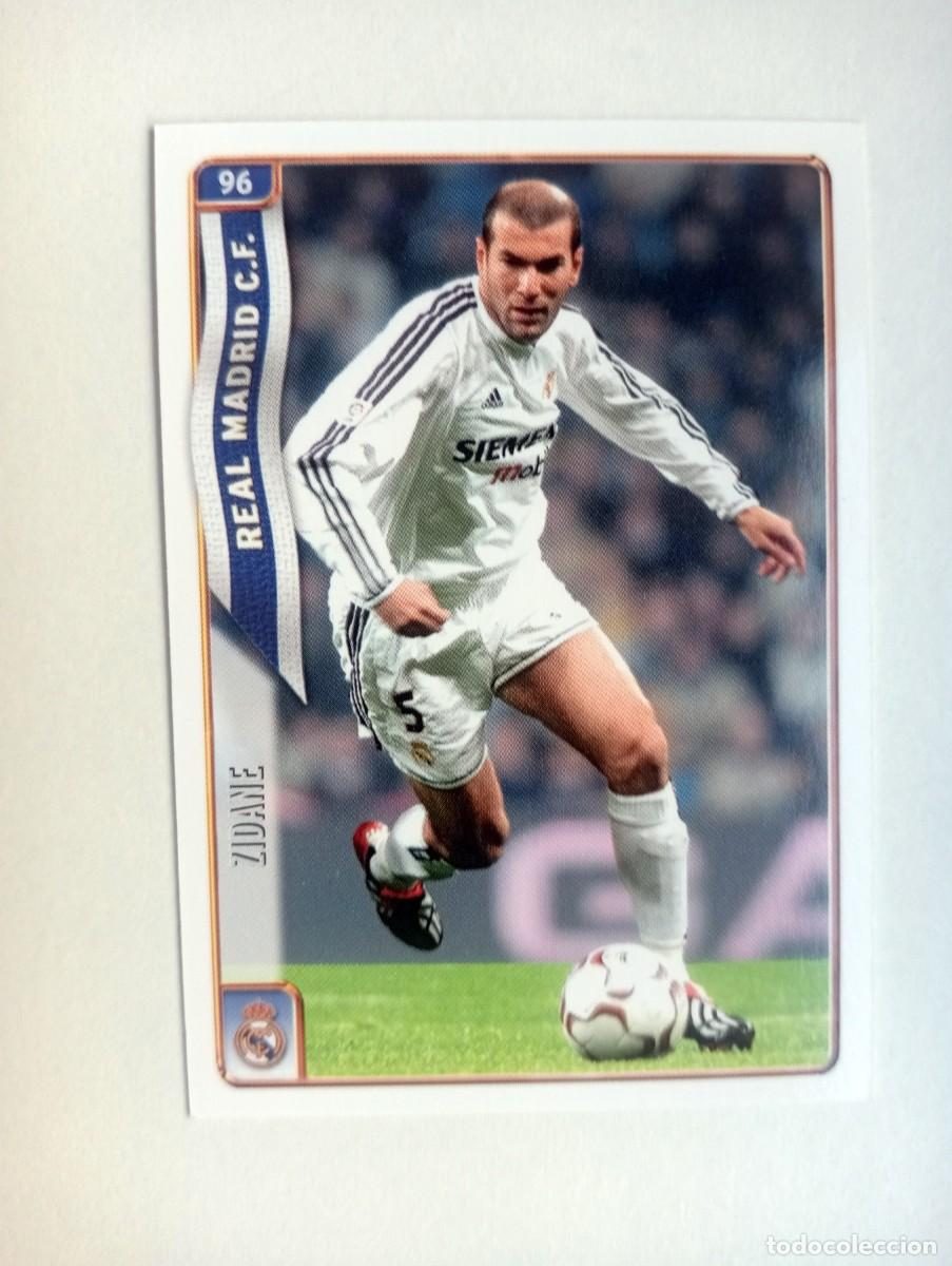 Cromos de f&uacute;tbol: CROMO FUTBOL REAL MADRID MUNDI CROMO 2004-2005: ZINEDINE ZIDANE