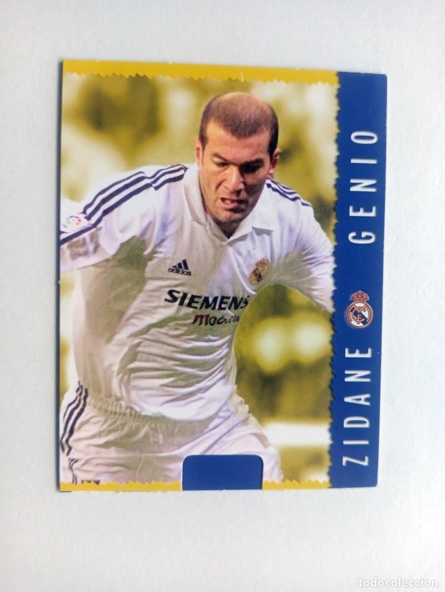 Cromos de f&uacute;tbol: CROMO FUTBOL REAL MADRID MUNDI CROMO 2004-2005: ZINEDINE ZIDANE GENIO