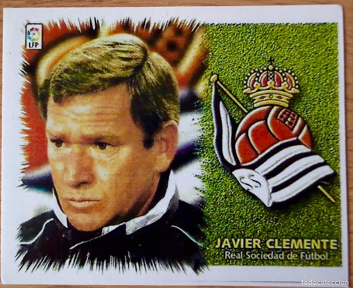 Cromos de f&uacute;tbol: CLEMENTE ENTRENADOR REAL SOCIEDAD 99 00 1999 2000 FACSIMIL VERSION ADHESIVO NUEVO SIN PEGAR ESTE