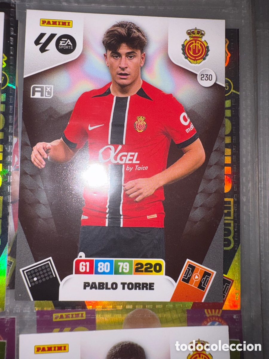 Cromos de f&uacute;tbol: 230 PABLO TORRE DEL MALLORCA 25 26 ADRENALYN XL 2025 2026 NUEVO