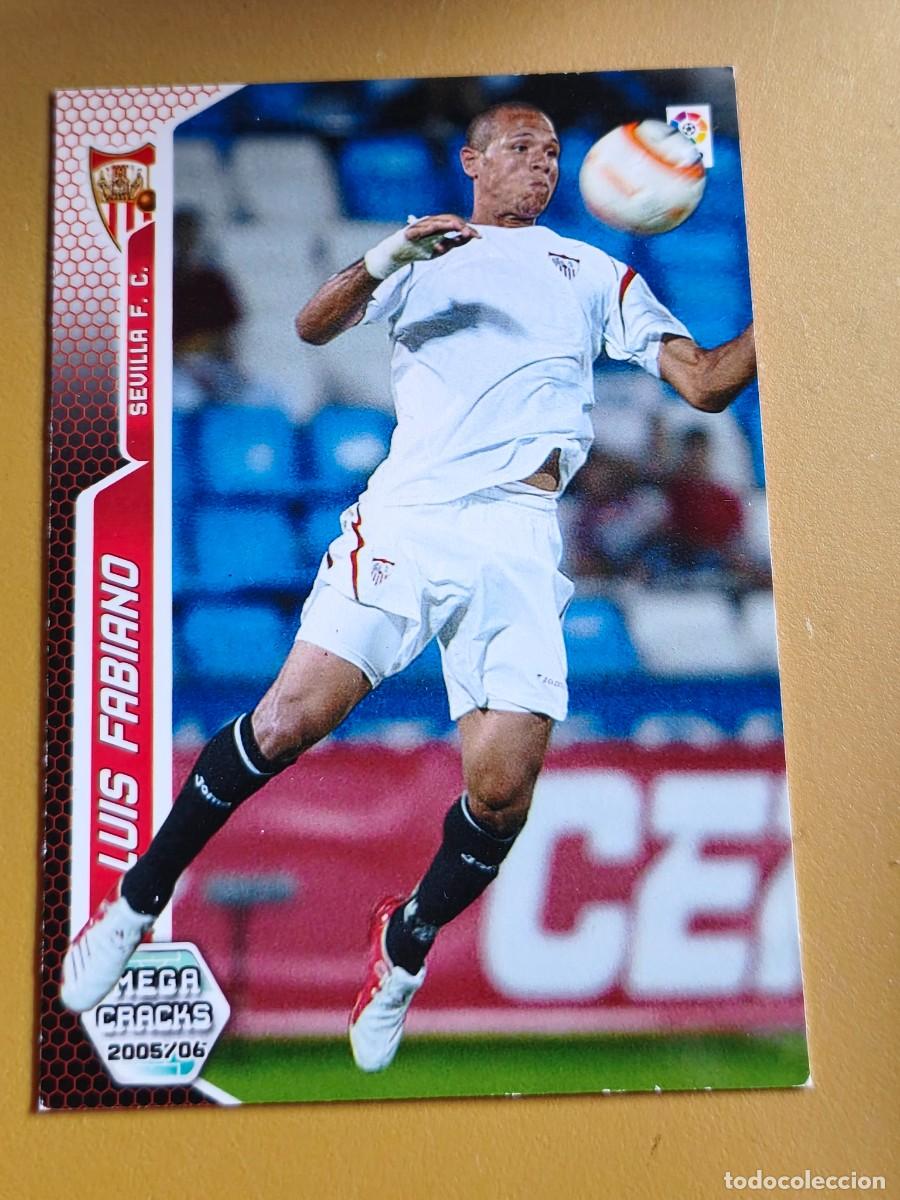 Cromos de f&uacute;tbol: luis fabiano, 2005 06 nueva ficha