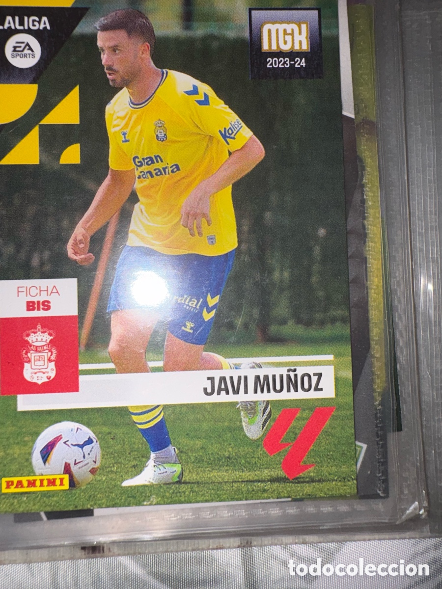 Cromos de f&uacute;tbol: 230 BIS JAVI MU&Ntilde;OZ LAS PALMAS PANINI MEGACRACKS 2023 2024 CROMO FUTBOL 23 24 - A189 PG