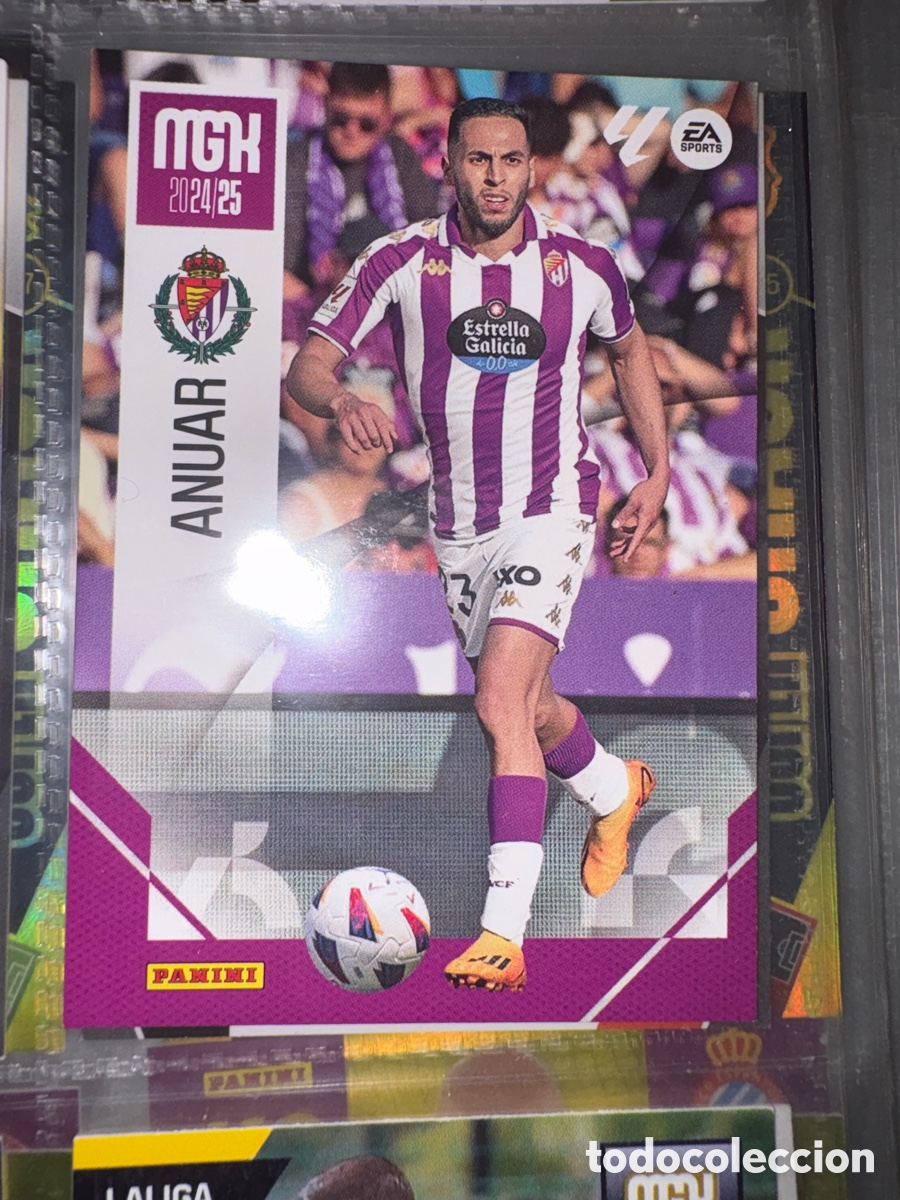 Cromos de f&uacute;tbol: TRADING CARD FUTBOL ANUAR REAL VALLADOLID C.F. N&ordm; 355 LIGA MEGACRACKS 2024-2025/24-25 PANINI