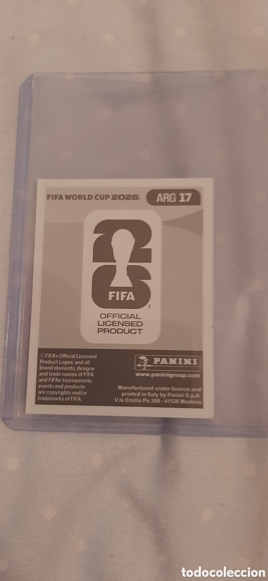 Cromos de f&uacute;tbol: FIFA WORLD CUP 2026 PANINI. #ARG 17. LIONEL MESSI. ARGENTINA