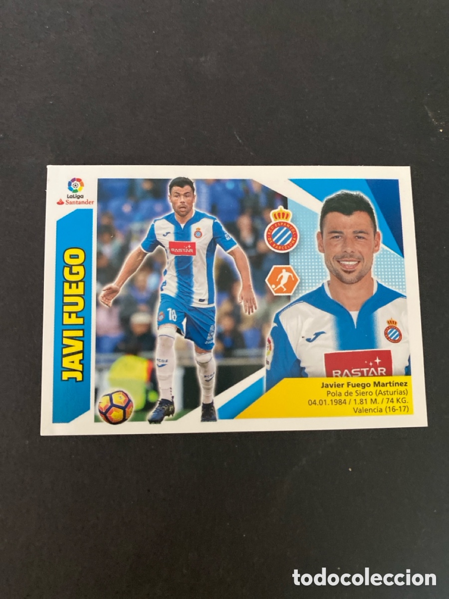 Cromos de f&uacute;tbol: Cromo liga 17/18 RCD Espanyol N* 9
