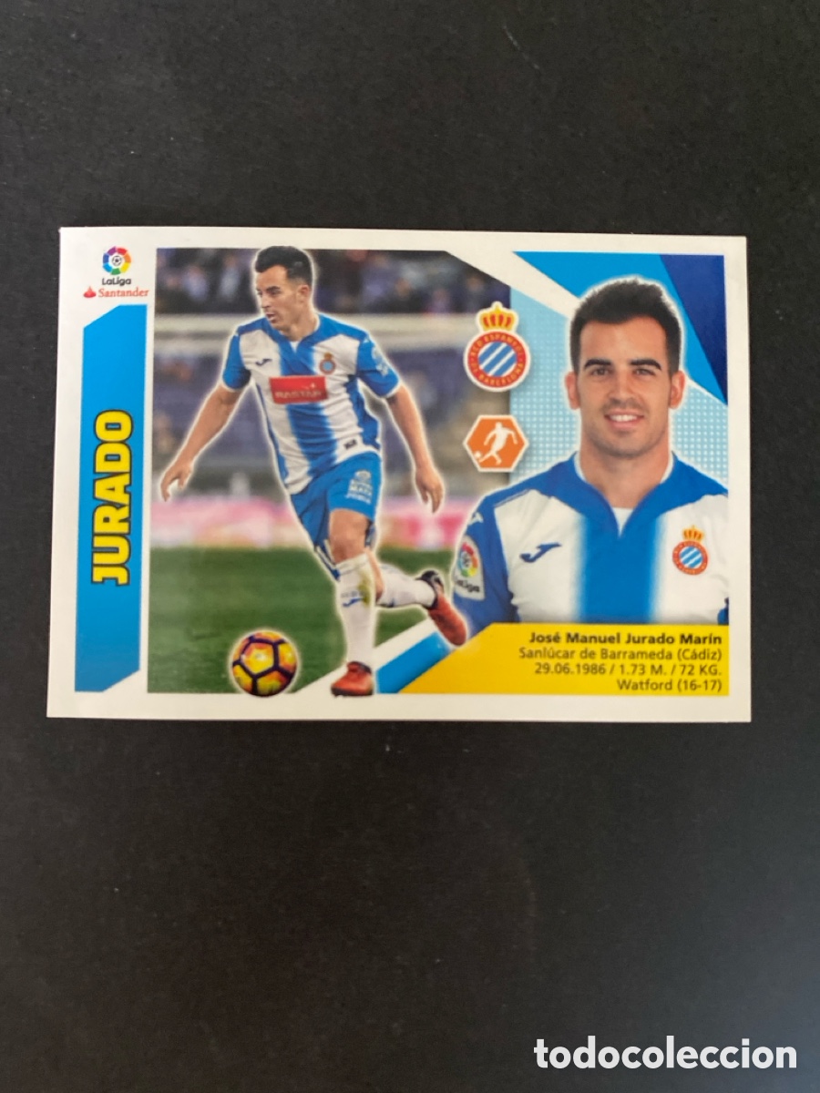 Cromos de f&uacute;tbol: Cromo liga 17/18 RCD Espanyol N* 11 B