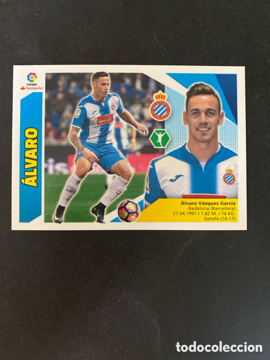 Cromos de f&uacute;tbol: Cromo liga 17/18 RCD Espanyol N* 15 B