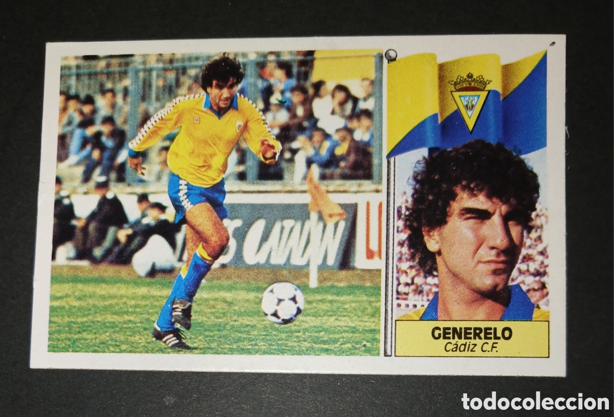 Cromos de f&uacute;tbol: CROMO ALBUM LIGA ESTE 86 87 GENERELO (CADIZ) - NUNCA PEGADO - 1986 1987