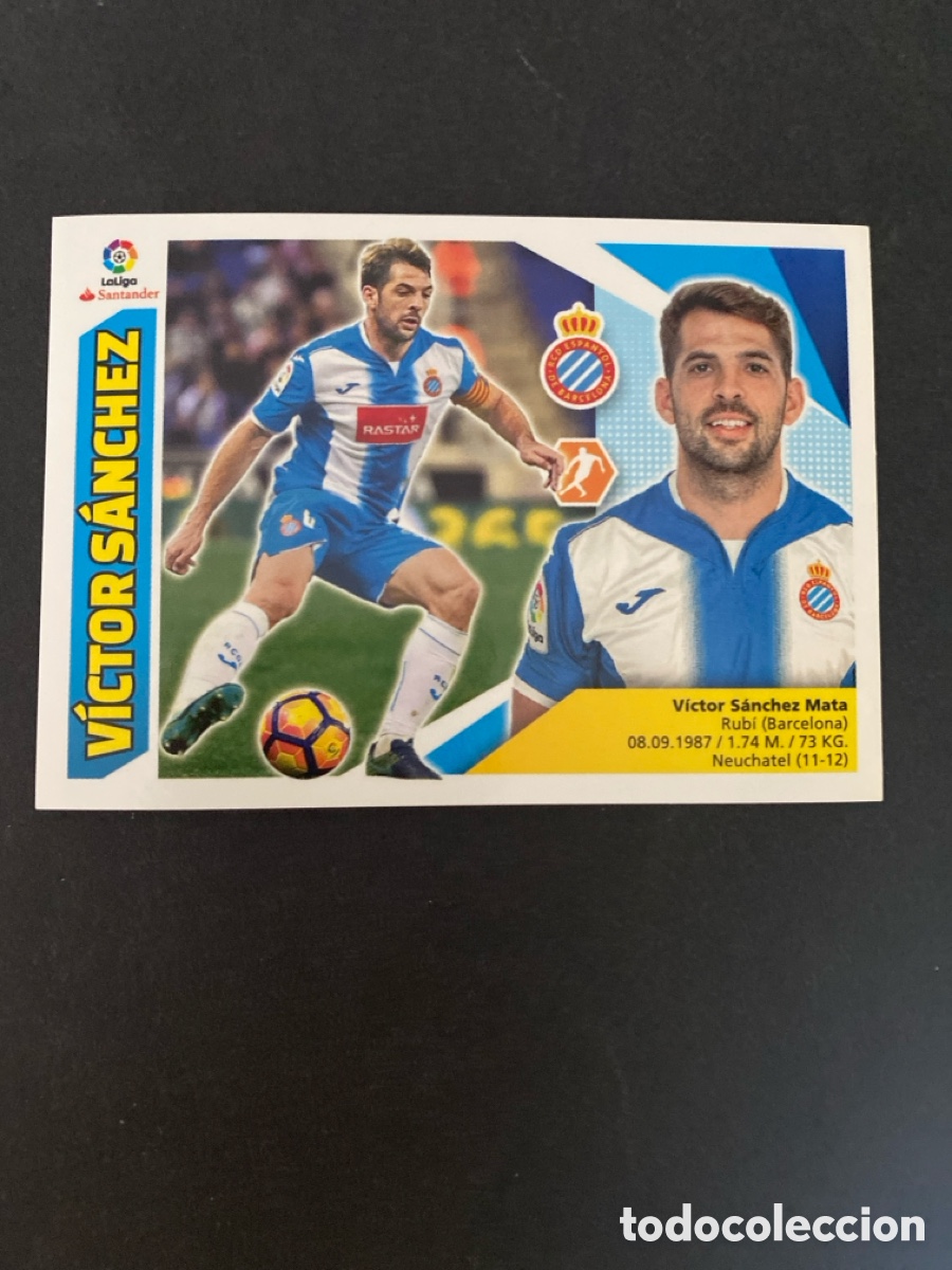 Cromos de f&uacute;tbol: Cromo liga 17/18 RCD Espanyol N* 8