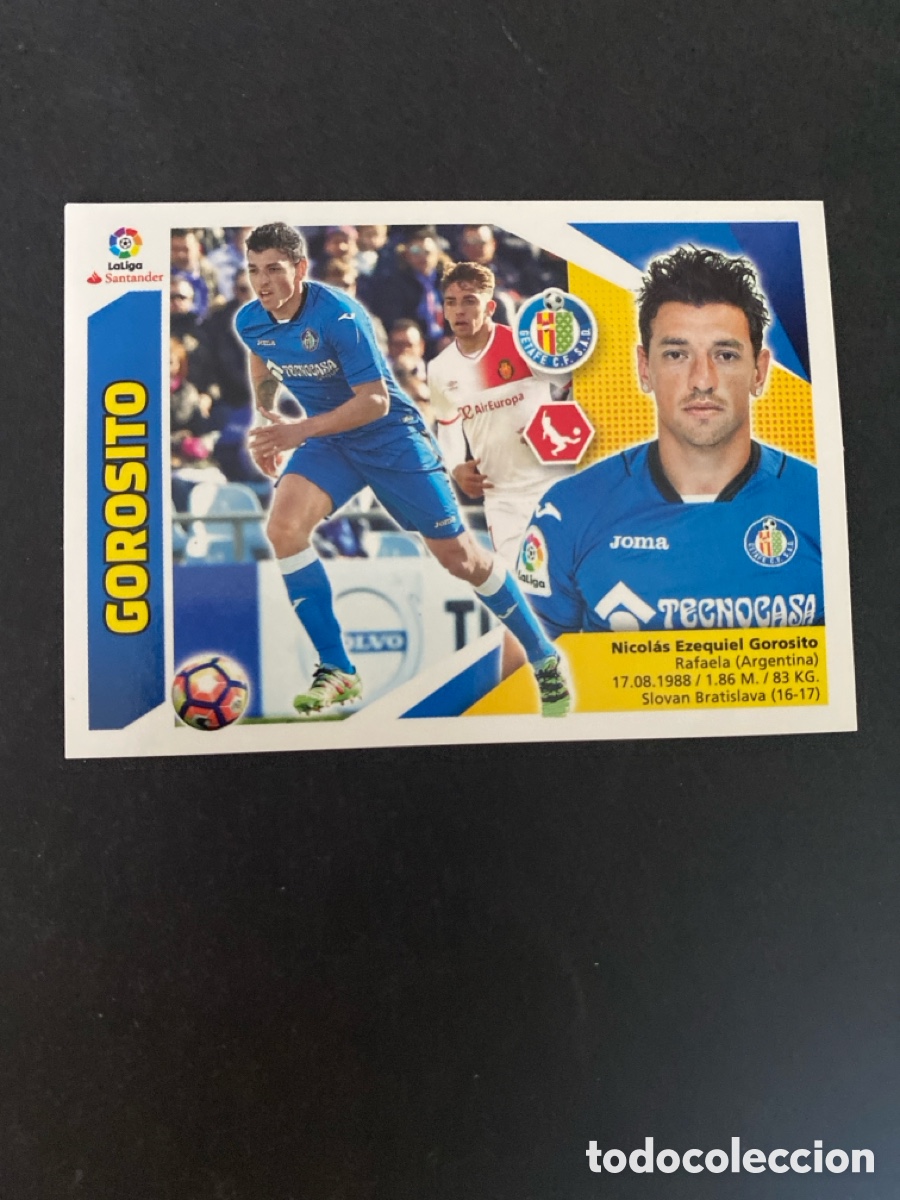Cromos de f&uacute;tbol: Cromo liga 17/18 Getafe CF N* 7 A