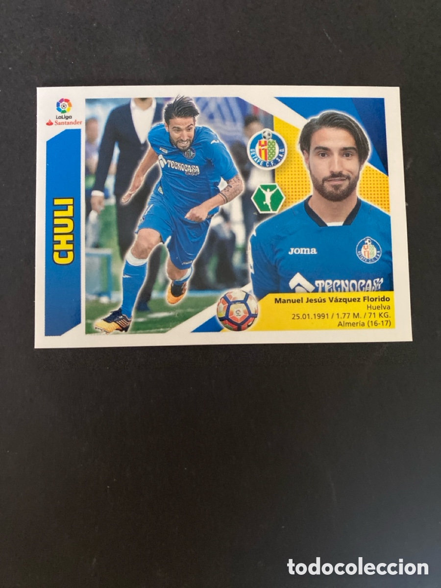 Cromos de f&uacute;tbol: Cromo liga 17/19 Getafe CF N* 14