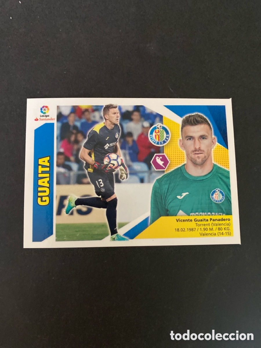 Cromos de f&uacute;tbol: Cromo liga 17/18 Getafe CF N* 1
