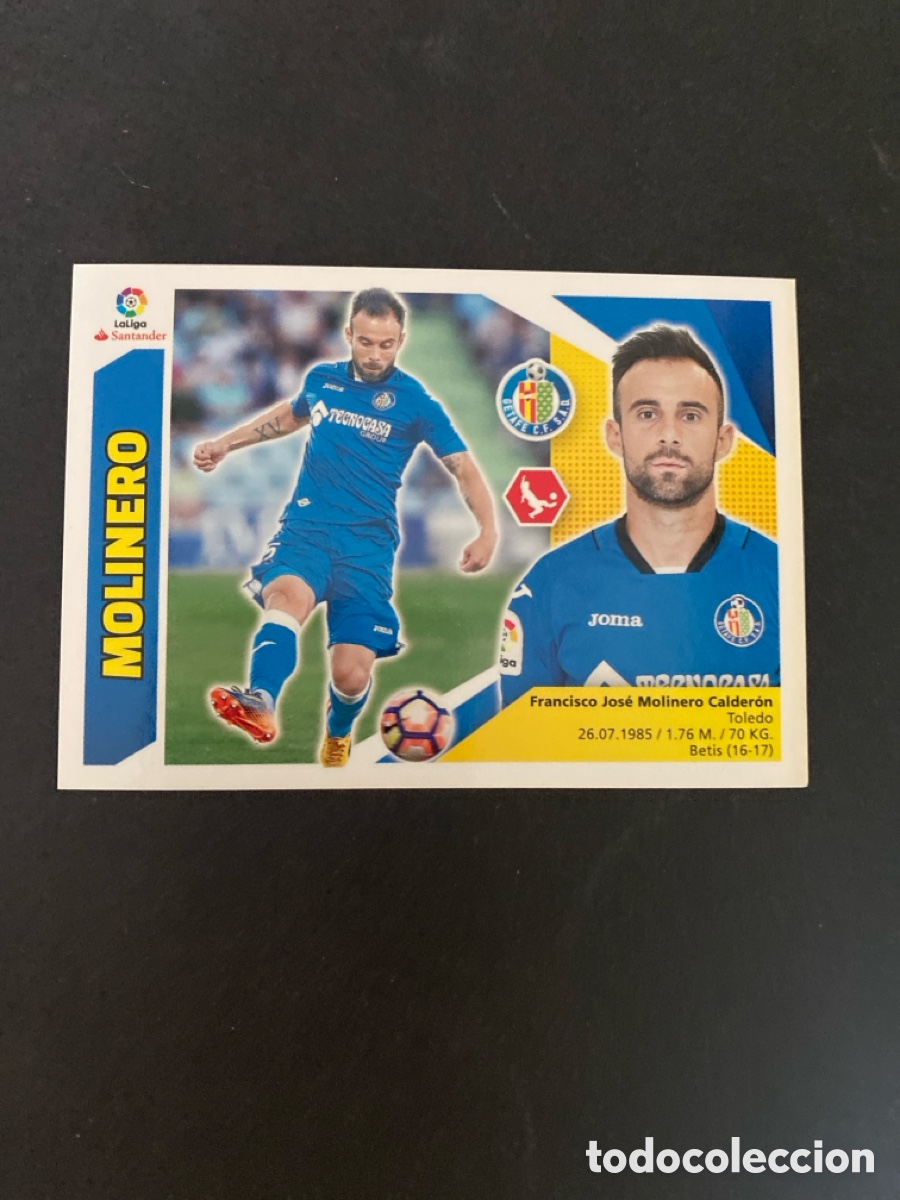 Cromos de f&uacute;tbol: Cromo liga 17/18 Getafe CF N* 7 B
