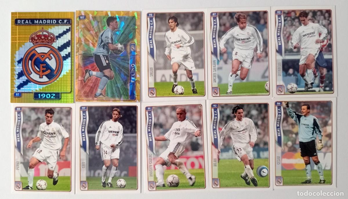 Fu&szlig;ball-Sticker: REAL MADRID LOTE CROMOS FUTBOL TRADING CARDS MUNDI CROMO 2004-2005