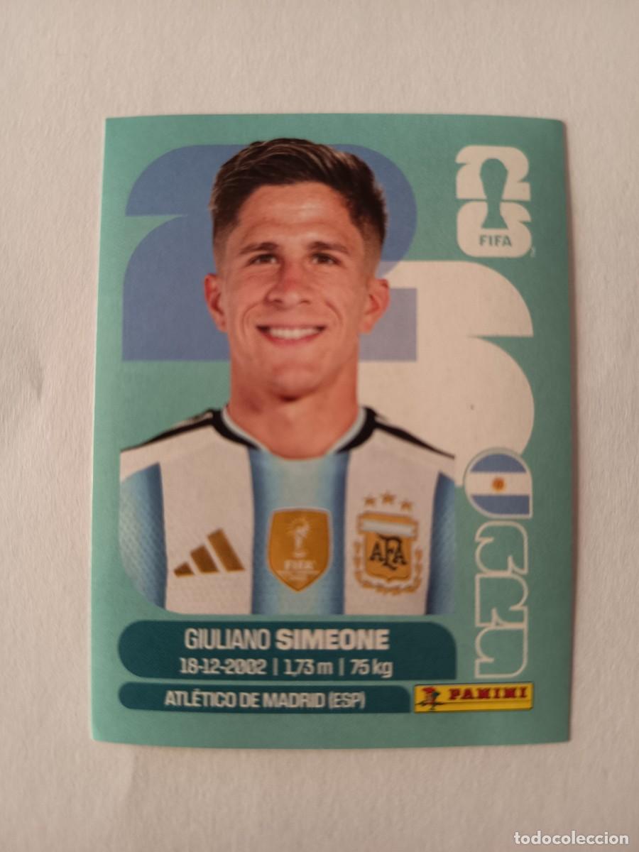 Cromos de f&uacute;tbol: CROMO ARG 20 ARG20 GIULIANO SIMEONE ARGENTINA ATL&Eacute;TICO - PANINI MUNDIAL WORLD CUP 2026 STICKERS FIFA
