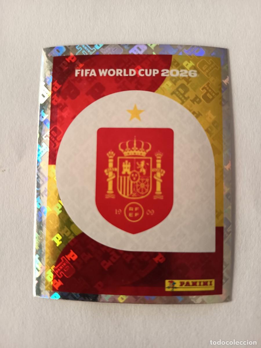 Figurine di Calcio: CROMO ESP 1 ESP1 ESCUDO LOGO BADGE ESPA&Ntilde;A SPAIN - PANINI MUNDIAL WORLD CUP 2026 STICKERS FIFA