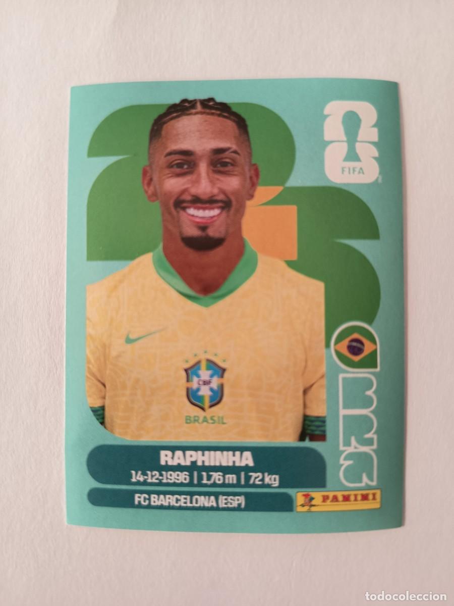 Cromos de f&uacute;tbol: CROMO BRA 19 BRA19 RAPHINHA BRASIL BRAZIL BARCELONA BAR&Ccedil;A - PANINI MUNDIAL WORLD CUP 2026 STICKERS
