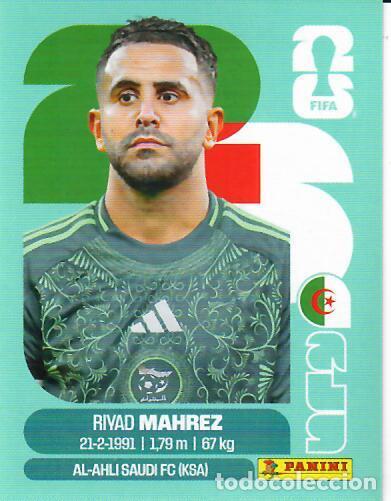 Cromos de f&uacute;tbol: CROMO PANINI MUNDIAL WORLD CUP 2026 - ALG15 ALG 15 - MAHREZ - ARGELIA