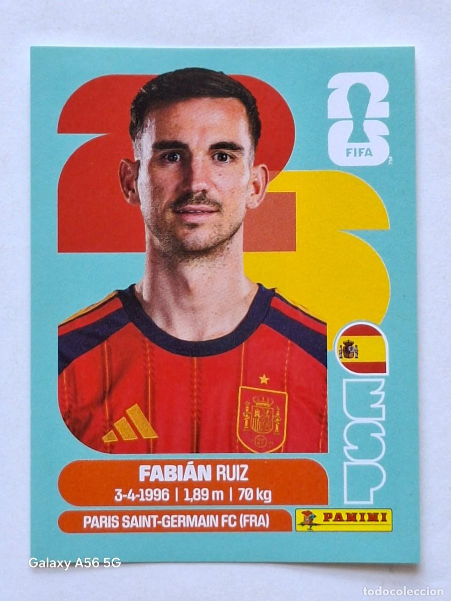 Cromos de f&uacute;tbol: $ #ESP 12 FABIAN RUIZ (Spain) - Panini FIFA World Cup 2026 Sticker