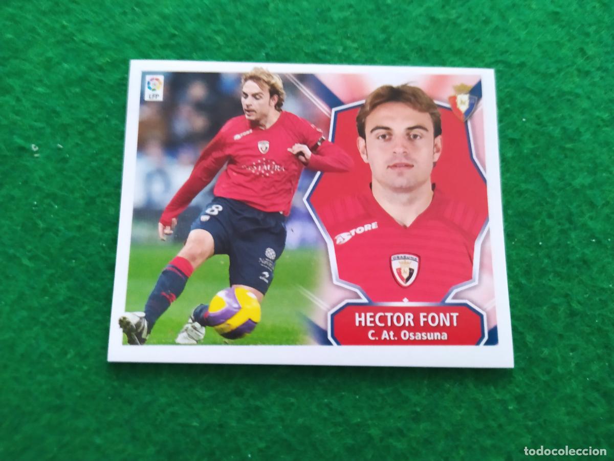 Cromos de f&uacute;tbol: Liga este 2008 2009 08 09 nuevo sin pegar - OSASUNA - HECTOR FONT