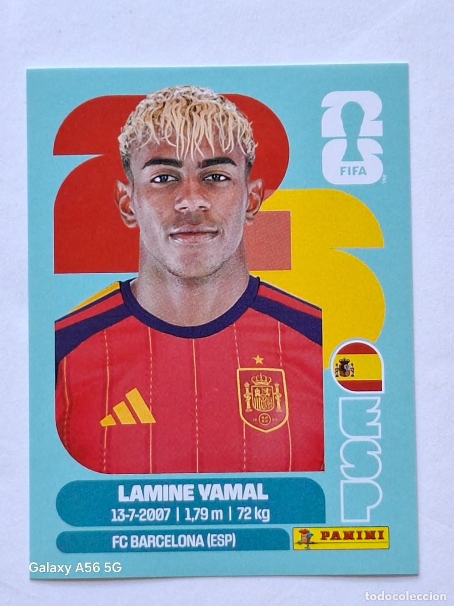 Cromos de f&uacute;tbol: $ #ESP 15 LAMINE YAMAL (Spain) - Panini FIFA World Cup 2026 Sticker