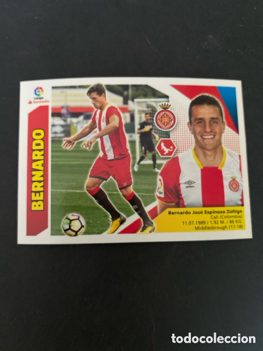 Cromos de f&uacute;tbol: Cromo liga 17/18 Girona FC N* 4A