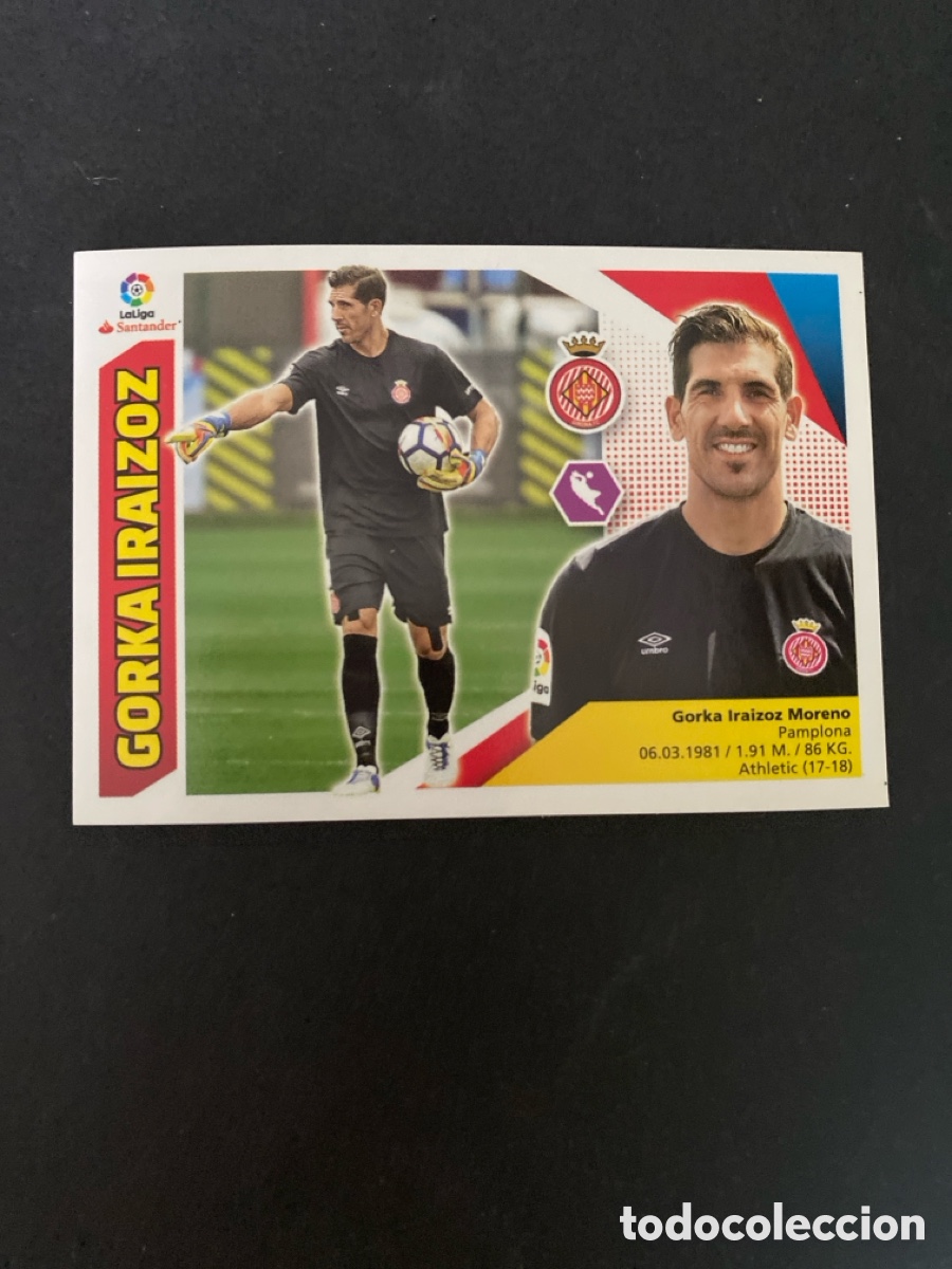 Cromos de f&uacute;tbol: Cromo liga 17/18 Girona FC N* 1