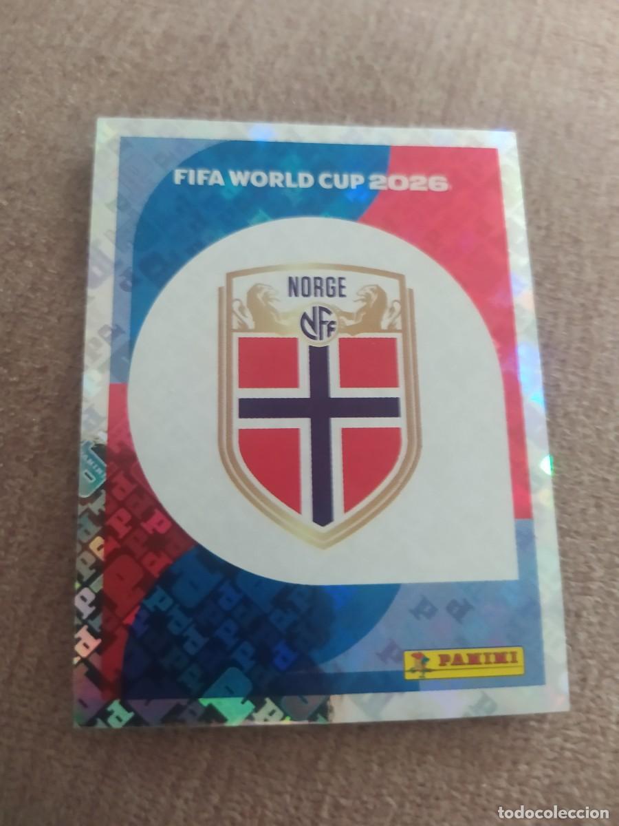 Cromos de f&uacute;tbol: NOR 01 NOR1 ESCUDO 1 Noruega Mundial 2026 Panini