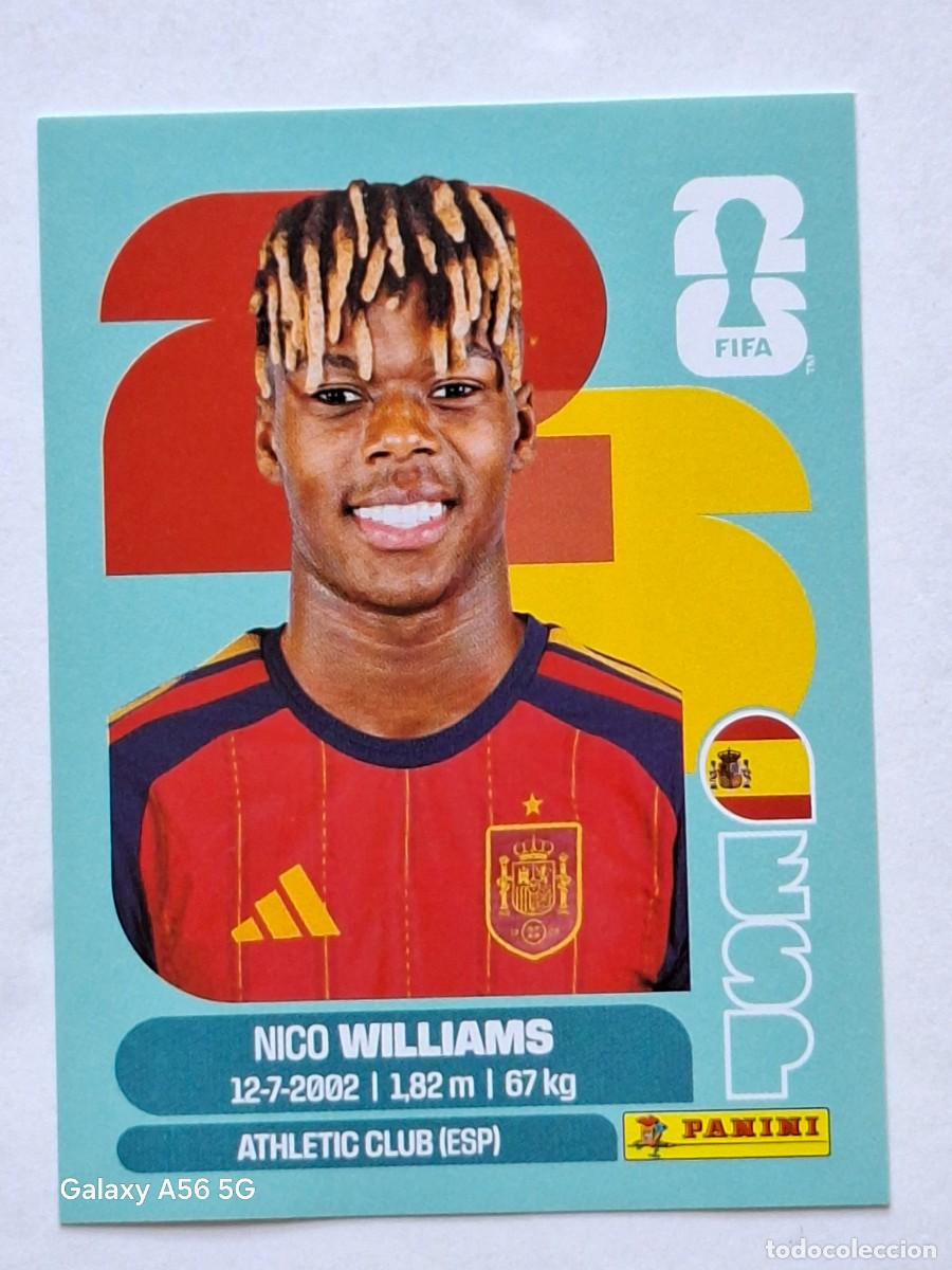 Cromos de f&uacute;tbol: $ #ESP 17 NICO WILLIAMS (Spain) - Panini FIFA World Cup 2026 Sticker