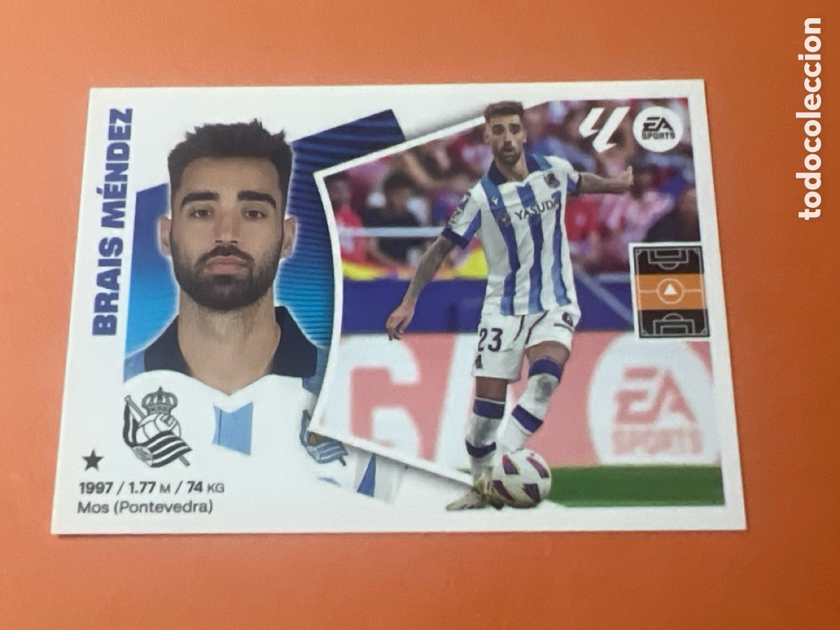 Fu&szlig;ball-Sticker: C7197. CROMO - LIGA 2024 25 - 14 BRAIS M&Eacute;NDEZ