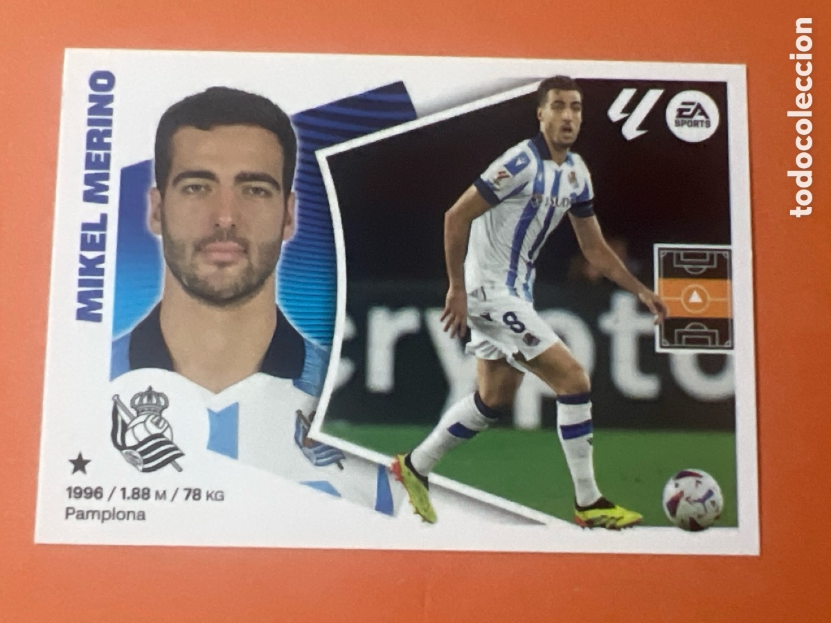 Cromos de f&uacute;tbol: C7199. CROMO - LIGA 2024 25 - 13 MIKEL MERINO