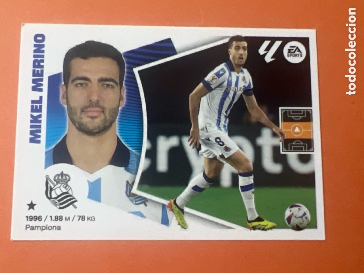 Cromos de f&uacute;tbol: C7200. CROMO - LIGA 2024 25 - 13 MIKEL MERINO