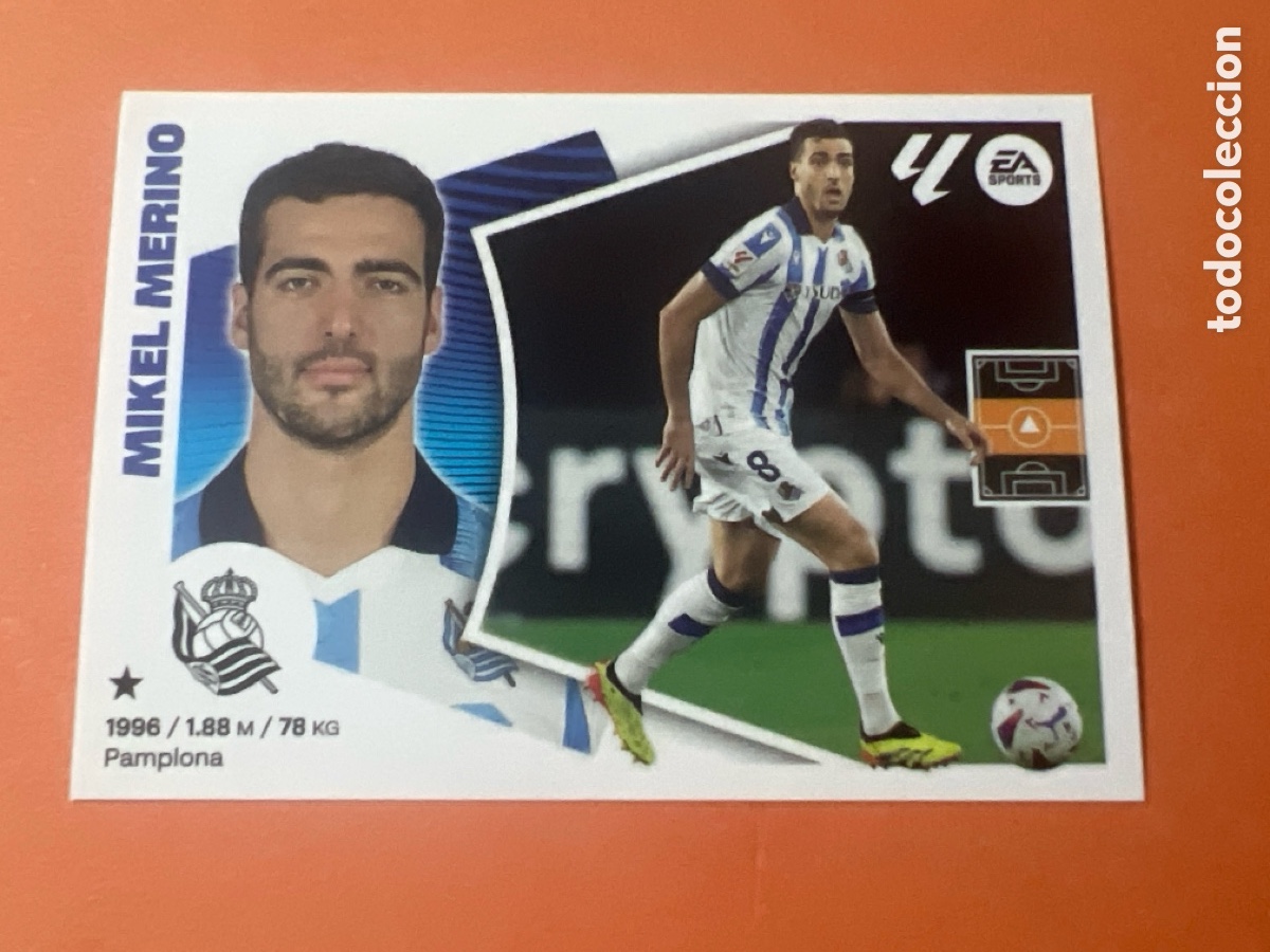 Cromos de f&uacute;tbol: C7201. CROMO - LIGA 2024 25 - 13 MIKEL MERINO