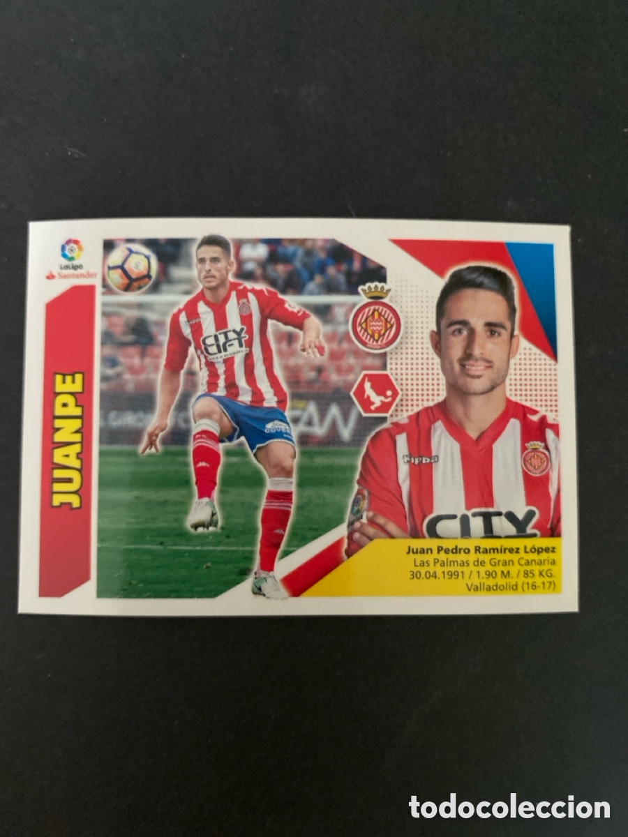 Cromos de f&uacute;tbol: Cromo liga 17/18 Girona FC N* 6
