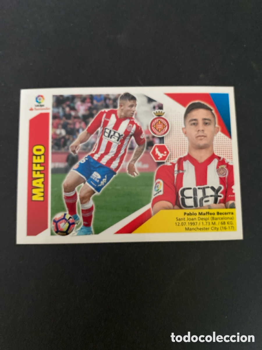Cromos de f&uacute;tbol: Cromo liga 17/18 Girona FC N* 3