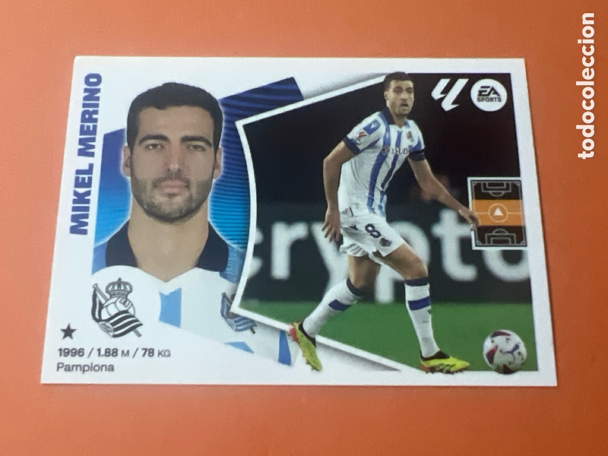 Cromos de f&uacute;tbol: C7204. CROMO - LIGA 2024 25 - 13 MIKEL MERINO
