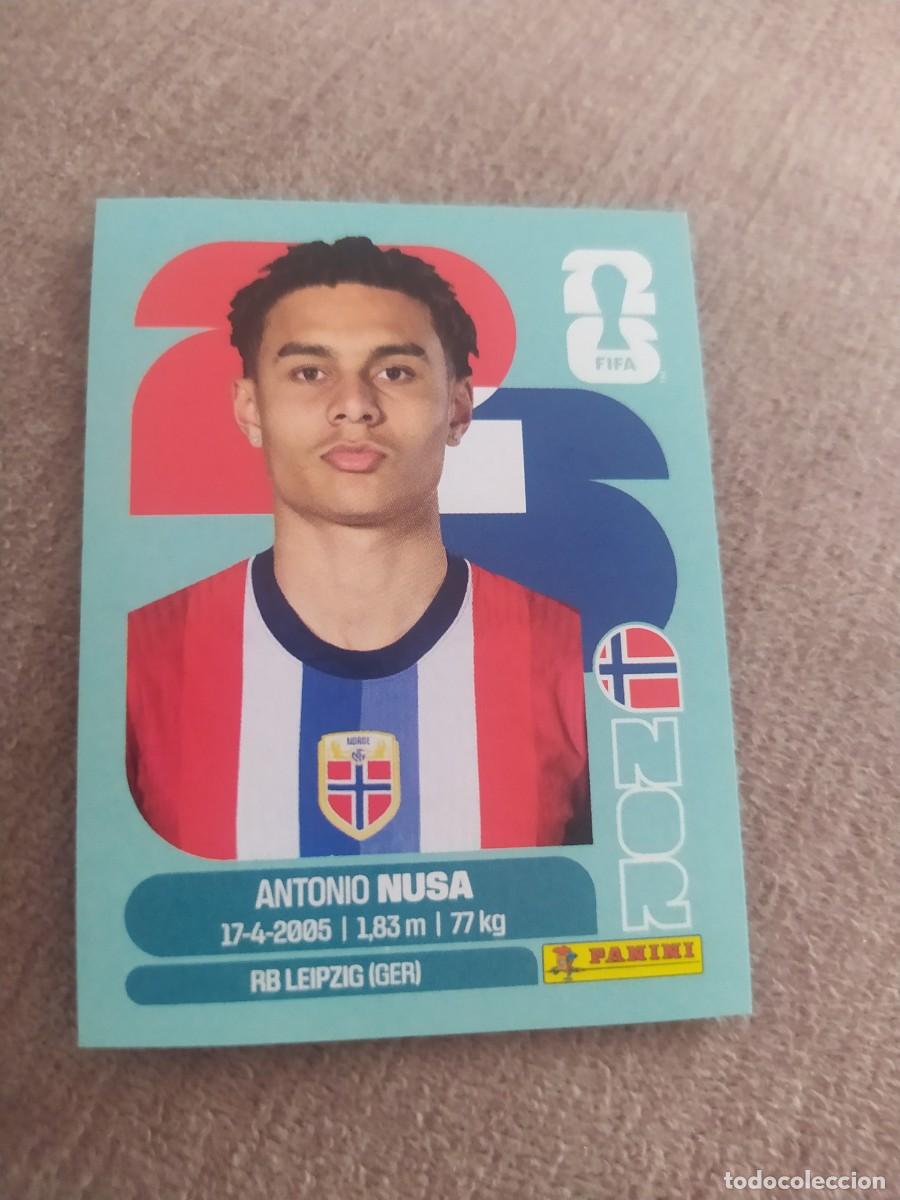 Cromos de f&uacute;tbol: NOR 19 NOR19 Antonio NUSA Noruega Mundial 2026 Panini
