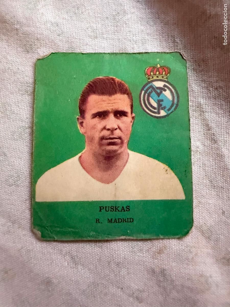 Cromos de f&uacute;tbol: Cromo puskas liga 62/63