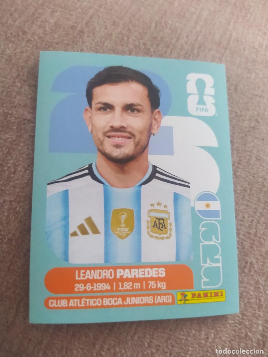 Cromos de f&uacute;tbol: ARG 12 ARG12 Leandro PAREDES Argentina Mundial 2026 Panini