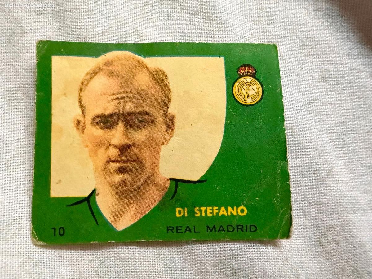 Cromos de f&uacute;tbol: Cromo de f&uacute;tbol di stefano a&ntilde;os50/60