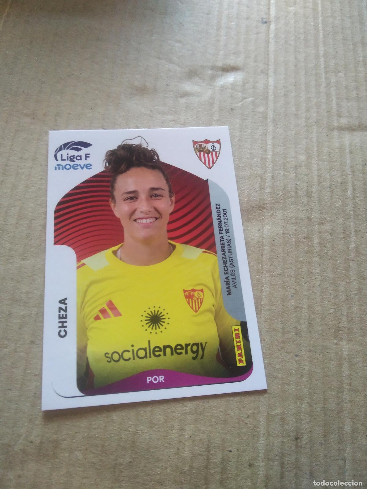 Cromos de f&uacute;tbol: 305 CHEZA SEVILLA CROMO FUTBOL PANINI LIGA FEMENINA 2025-2026 LIGA F 25-26
