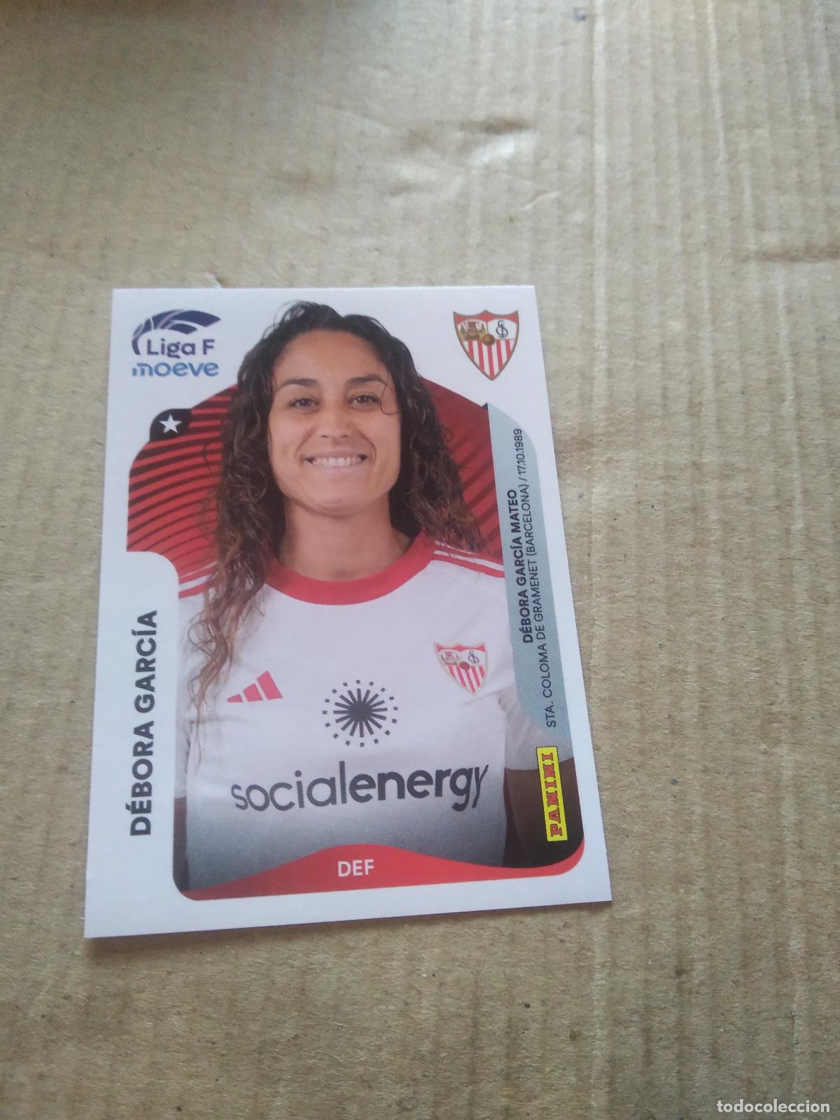 Cromos de f&uacute;tbol: 306A DEBORA GARCIA SEVILLA CROMO FUTBOL PANINI LIGA FEMENINA 2025-2026 LIGA F 25-26