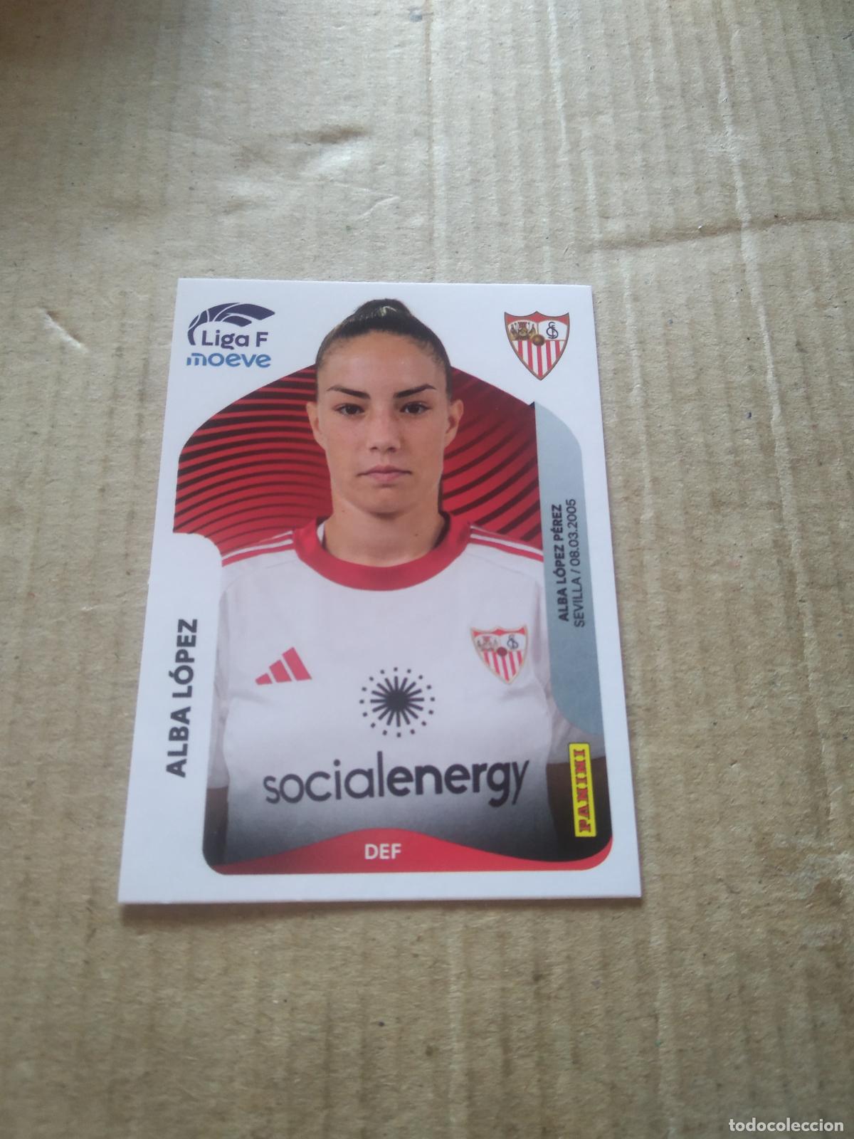 Cromos de f&uacute;tbol: 308B ALBA LOPEZ SEVILLA CROMO FUTBOL PANINI LIGA FEMENINA 2025-2026 LIGA F 25-26