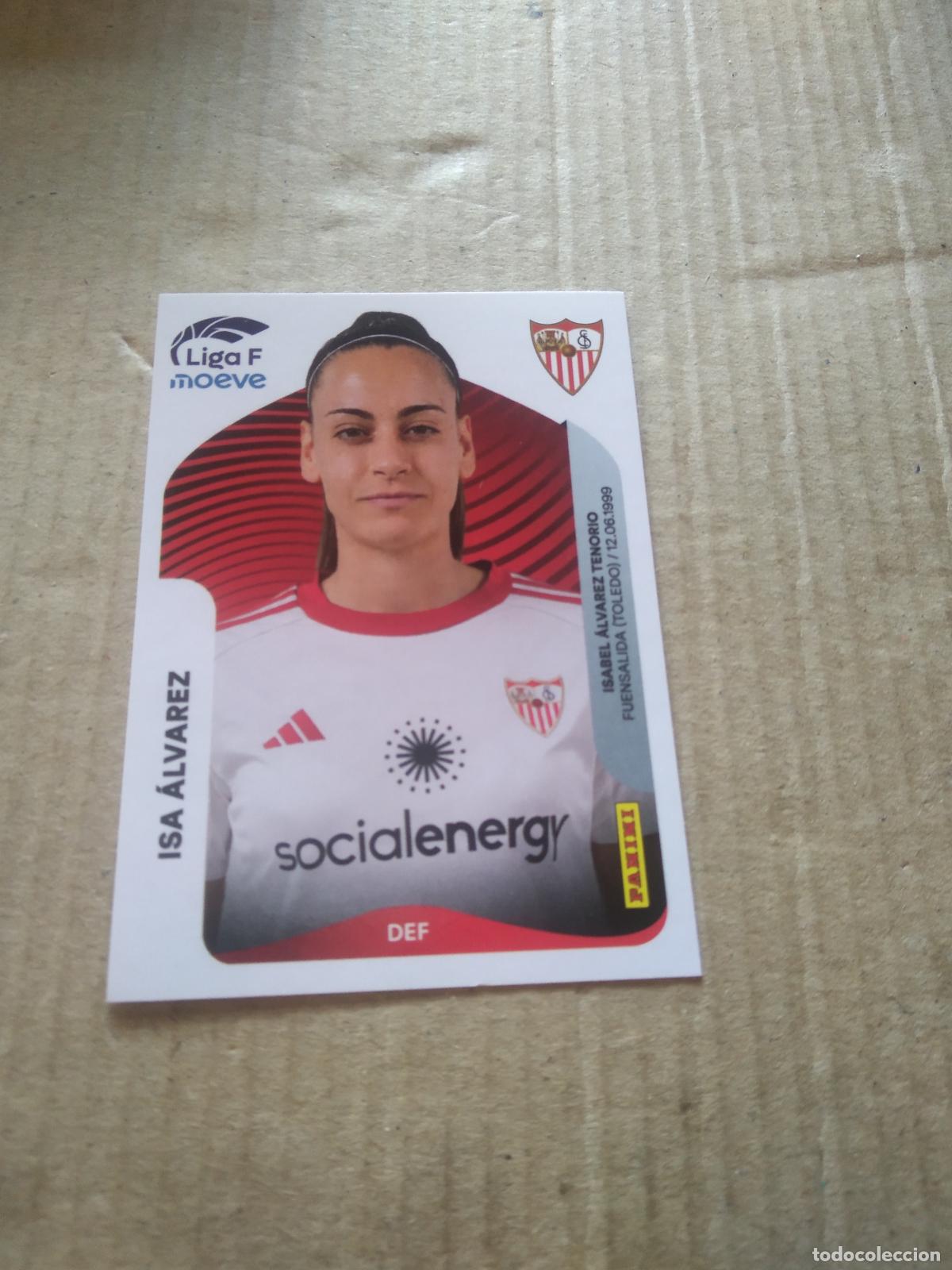 Cromos de f&uacute;tbol: 309 ISA ALVAREZ SEVILLA CROMO FUTBOL PANINI LIGA FEMENINA 2025-2026 LIGA F 25-26