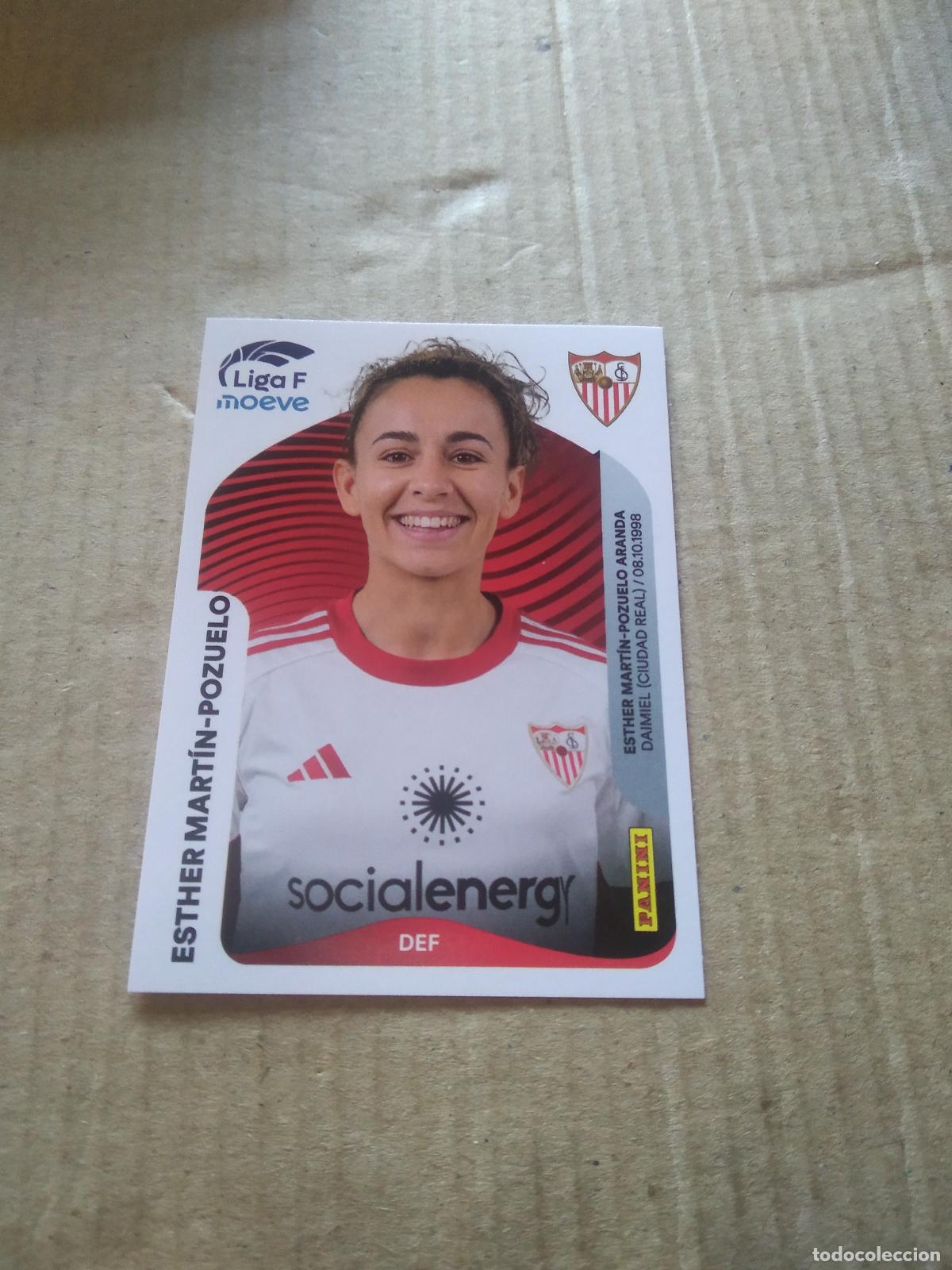 Cromos de f&uacute;tbol: 310 ESTHER MARTIN-POZUELO SEVILLA CROMO FUTBOL PANINI LIGA FEMENINA 2025-2026 LIGA F 25-26