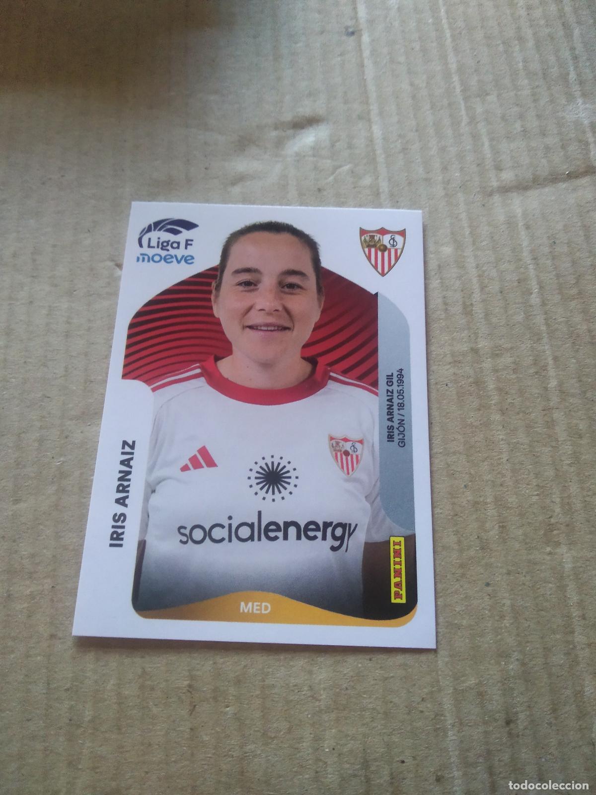 Cromos de f&uacute;tbol: 312 IRIS ARNAIZ SEVILLA CROMO FUTBOL PANINI LIGA FEMENINA 2025-2026 LIGA F 25-26
